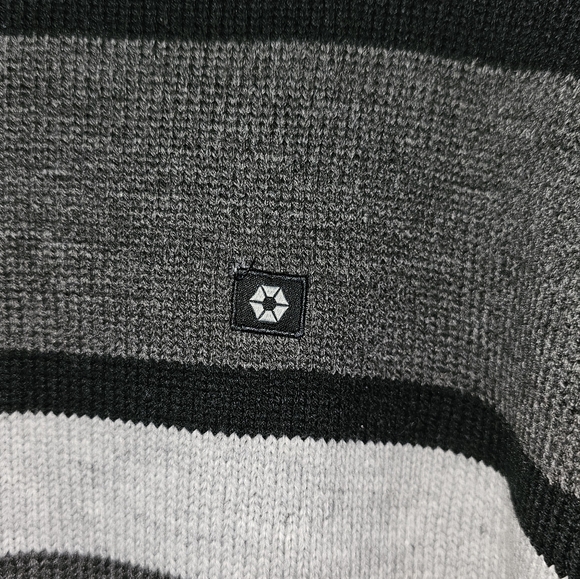 Vtg. South Pole Authentic Collection Men's Striped Baggy Pullover Sweater Size M - Picture 2 of 6